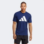 adidas Training Essentials Feelready Logo Training Erkek Mavi Antrenman T-Shirt