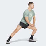 adidas Run It Erkek Yeşil Koşu T-Shirt