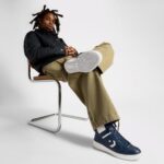 Converse Weapon Unisex Lacivert Deri Sneaker