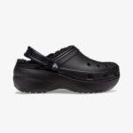 Crocs Classic Platform Lined Clog Noir Kadın Siyah Terlik