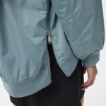 Calvin Klein Long Bomber Kadın Mavi Ceket