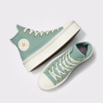 Converse Chuck Taylor All Star Lift Unisex Yeşil Platform Sneaker