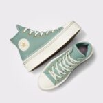 Converse Chuck Taylor All Star Lift Unisex Yeşil Platform Sneaker