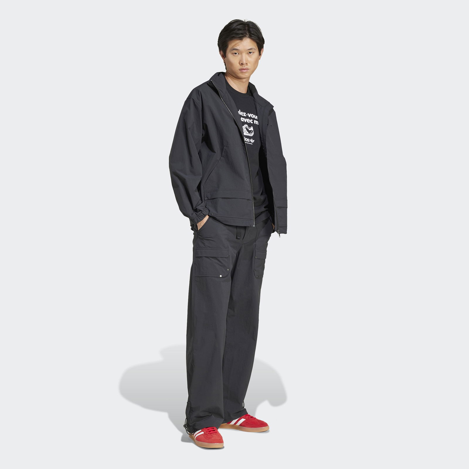 67Bc6Af2-4Eb7-4Dae-B3Bf-4579A6Bde501_Size2000X2000_Cropcenter Adidas Premium Essentials Utility Erkek Siyah Eşofman Üstü