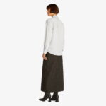 Calvin Klein Linen Blend Regular Kadın Bej Gömlek