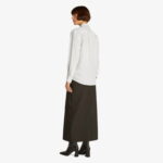 Calvin Klein Linen Blend Regular Kadın Bej Gömlek