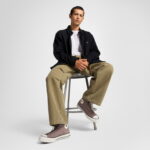 کفش کتانی جیر قهوه ای یونینسکس Converse Chuck 70