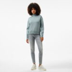 Calvin Klein Monogram Kadın Mavi Triko