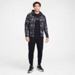 Nike Tech Windrunner Erkek Gri Kapüşonlu Sweatshirt