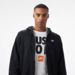 Nike Club Fleece Erkek Siyah Eşofman Üstü