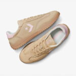 Converse Run Star Trainer Suede Bej Yeşil Sneaker