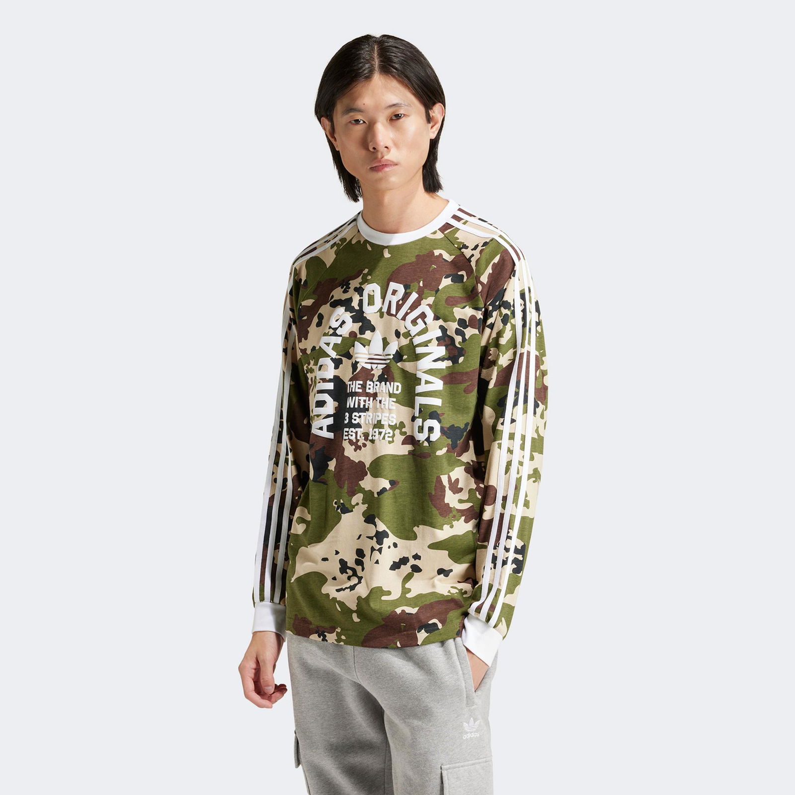 80960534-2Ddb-49Cc-9061-1127A64525A1_Size2000X2000_Cropcenter Adidas Originals Camo Ls Cali Hf Erkek Beyaz T-Shirt