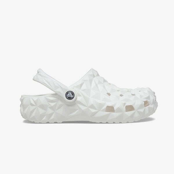 Crocs Classic Geometric Unisex Beyaz Terlik