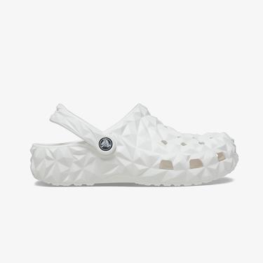 8740E13A-C137-48A4-Ae34-4Ab7389De29A_Size375_Croptop-1 Crocs Classic Geometric Unisex Beyaz Terlik