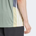 adidas Train Essentials Seasonal Colorblock Erkek Yeşil Antrenman T-Shirt