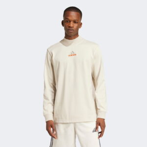 adidas Badge of Sport Erkek Beyaz Eşofman Üstü