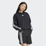 adidas Future Icons 3-Stripes Kadın Siyah Günlük Sweatshirt