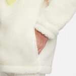 Nike Sportswear Sherpa Kadın Beyaz Ceket