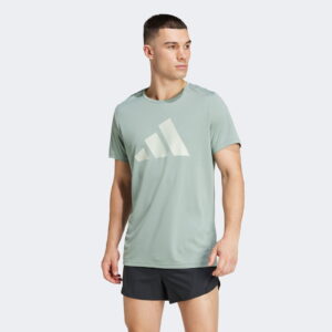 تی شرت دویدن سبز مردانه آدیداس Run It
