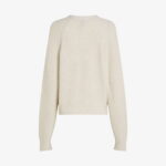 Calvin Klein Mouline Relaxed Kadın Krem Triko