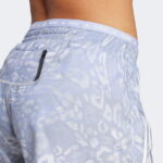 adidas Own the Run 3 Stripes Kadın Gri Şort