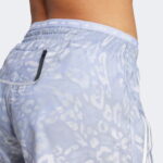 adidas Own the Run 3 Stripes Kadın Gri Şort