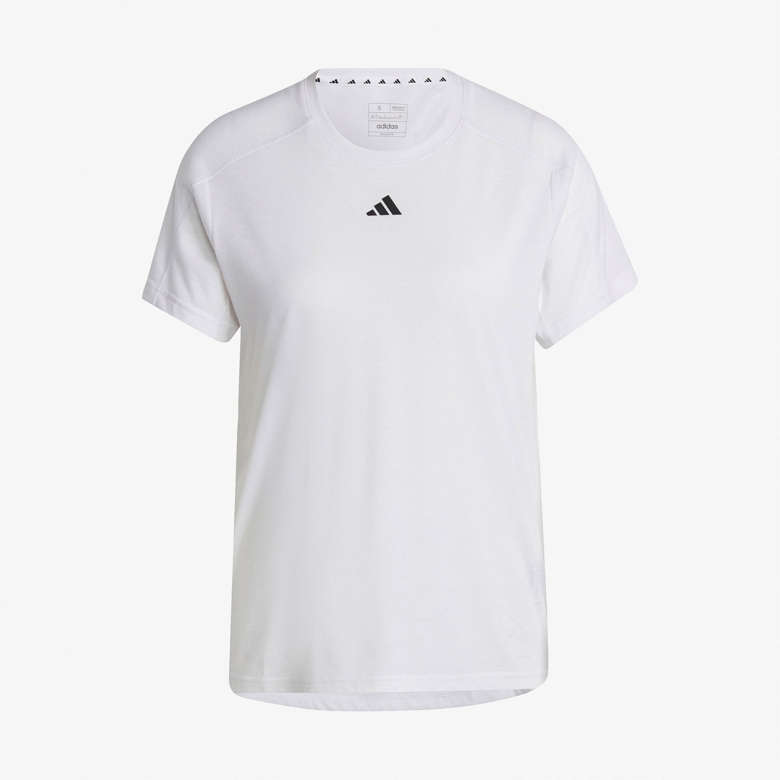 A00Cf786-34Ed-4446-A677-3Cfbba904819_Size2000X2000_Cropcenter Adidas Aeroready Train Essentials Minimal Crewneck Kadın Beyaz Antrenman T-Shirt