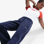 Nike Sportswear Windrunner Poly Kadın Lacivert Eşofman Altı