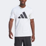 adidas Training Essentials Erkek Beyaz Günlük T-Shirt