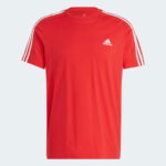 adidas Essentials Single Erkek Kırmızı Günlük T-Shirt