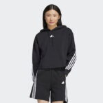 adidas Future Icons 3-Stripes Kadın Siyah Günlük Sweatshirt