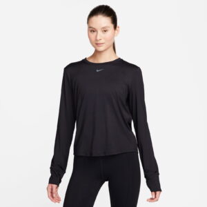 Nike One Classic Dri-Fit Kadın Siyah Uzun Kollu T-Shirt