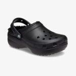 Crocs Classic Platform Lined Clog Noir Kadın Siyah Terlik