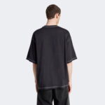 adidas Trefoil Essentials Erkek Siyah Oversize T-Shirt