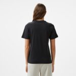 Calvin Klein Nano Logo Regular Kadın Siyah T-Shirt