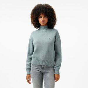 Calvin Klein Monogram Kadın Mavi Triko