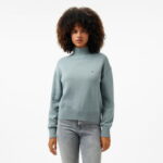 Calvin Klein Monogram Kadın Mavi Triko