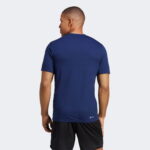adidas Training Essentials Feelready Logo Training Erkek Mavi Antrenman T-Shirt