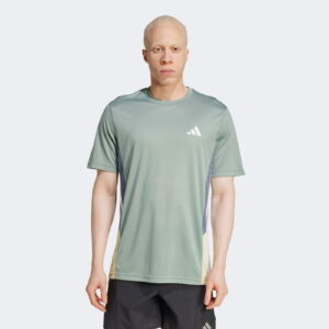adidas Train Essentials Seasonal Colorblock Erkek Yeşil Antrenman T-Shirt