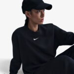 Nike Sportswear Phoenix Fleece Kadın Siyah Sweatshirt