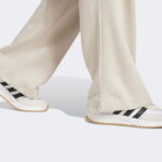 adidas Essentials Small Logo Feel Cozy Open Hem Kadın Bej Eşofman Altı