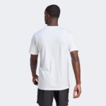 adidas Training Essentials Erkek Beyaz Günlük T-Shirt