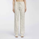 لباس روزانه مرتفع کالوین کلاین شلوار ورزشی سفید زنانه - تصویر 14