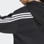 adidas Future Icons 3-Stripes Kadın Siyah Günlük Sweatshirt