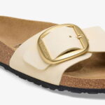 Birkenstock Madrid Big Buckle Nu Kadın Ekru Terlik