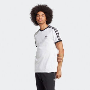 adidas Adicolor Classics 3-Stripes  Erkek Beyaz T-Shirt