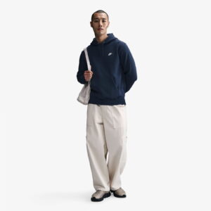 Nike Club Pullover Fleece Erkek Mavi Sweatshirt