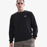 Nike Club Crew Erkek Siyah Sweatshirt