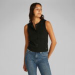 تی شرت بدون آستین سیاه زنانه Calvin Klein - تصویر 16