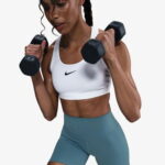 Nike One Dri-Fit 13 cm Kadın Mavi Tayt